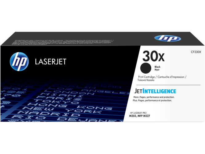 HP 30X High Yield Black Original LaserJet Toner Cartridge –CF230X