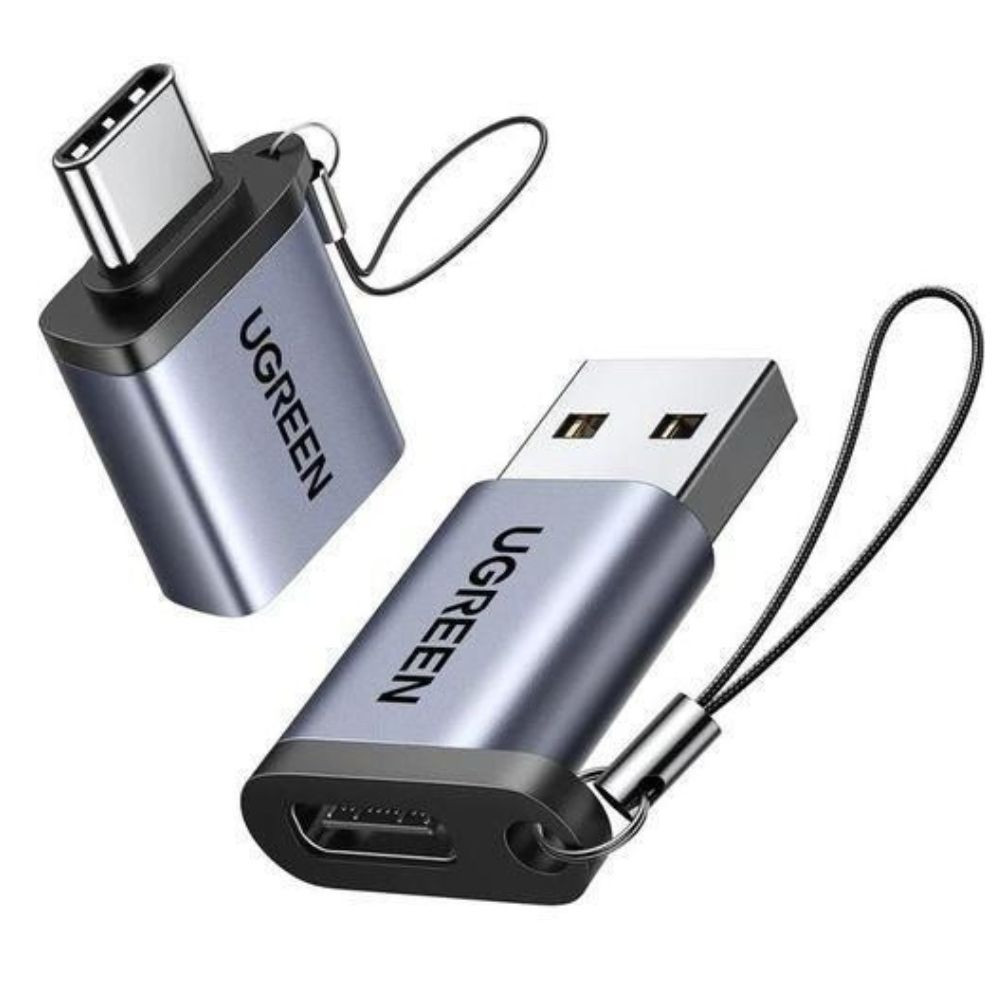 UGREEN USB A Male to USB-C Female Adapter Black - US280-UG-50568
