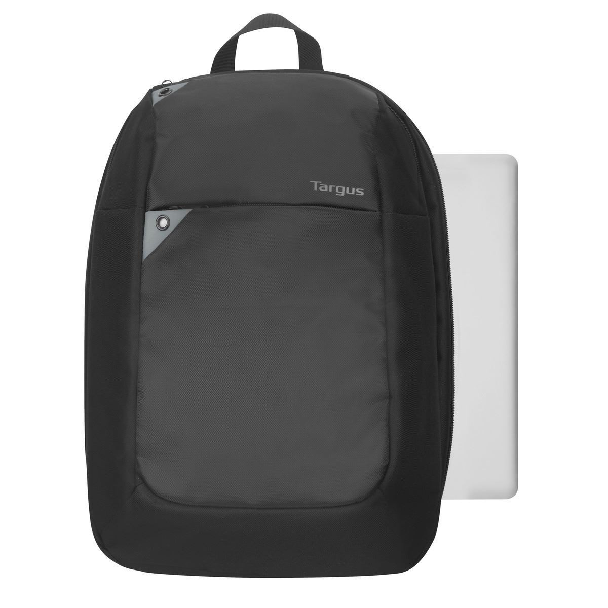 Targus Intellect 15.6 inch Laptop basic Backpack -black/grey