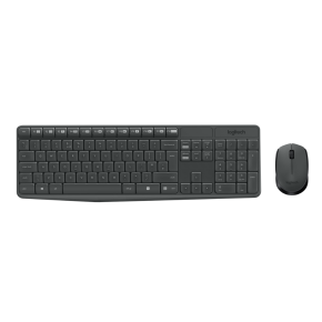 Logitech MK235 Wireless Keyboard and Mouse Combo - Grey - 920-007931
