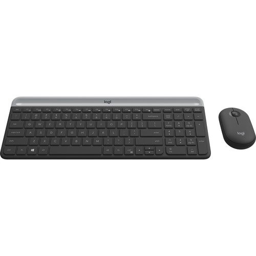 Logitech MK470 Slim Wireless Keyboard and Mouse Combo - Graphite - 920-009204