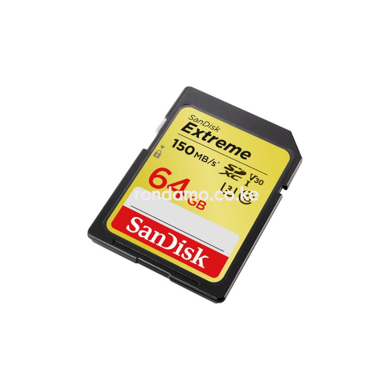 sandisk 64gb extreme uhs-i sdxc memory card (sdsdxv6-064g-gncin)
