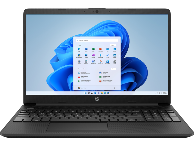 HP 15 DW1178NE, Intel Core i5 10210U, 8GB DDR4 2666, 1TB HDD, Windows 11 Home, 15.6" HD, No ODD, HP True Vision 720p HD camera with integrated dual array digital microphones, Wireless, Dual Speakers,