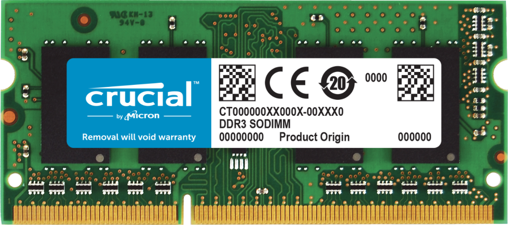 Crucial Laptop RAM DDR3L 4GB 1600