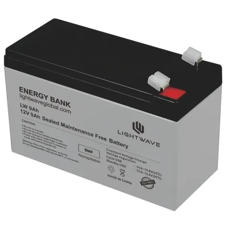 Lightwave 12V/9AH UPS Battery – High Performance SMF – LW 9AH