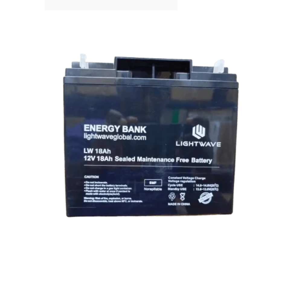 Lightwave 12V/18AH Ups battery-High Performance SMF battery