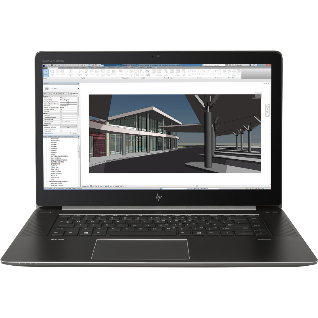 HP ZBook Studio G4 Intel® Core™ i7-7820HQ Mobile workstation 39.6 cm (15.6") 4K Ultra HD 16 GB DDR4-SDRAM 512 GB SSD 4GB NVIDIA® Quadro® M1200M Windows 10 Pro