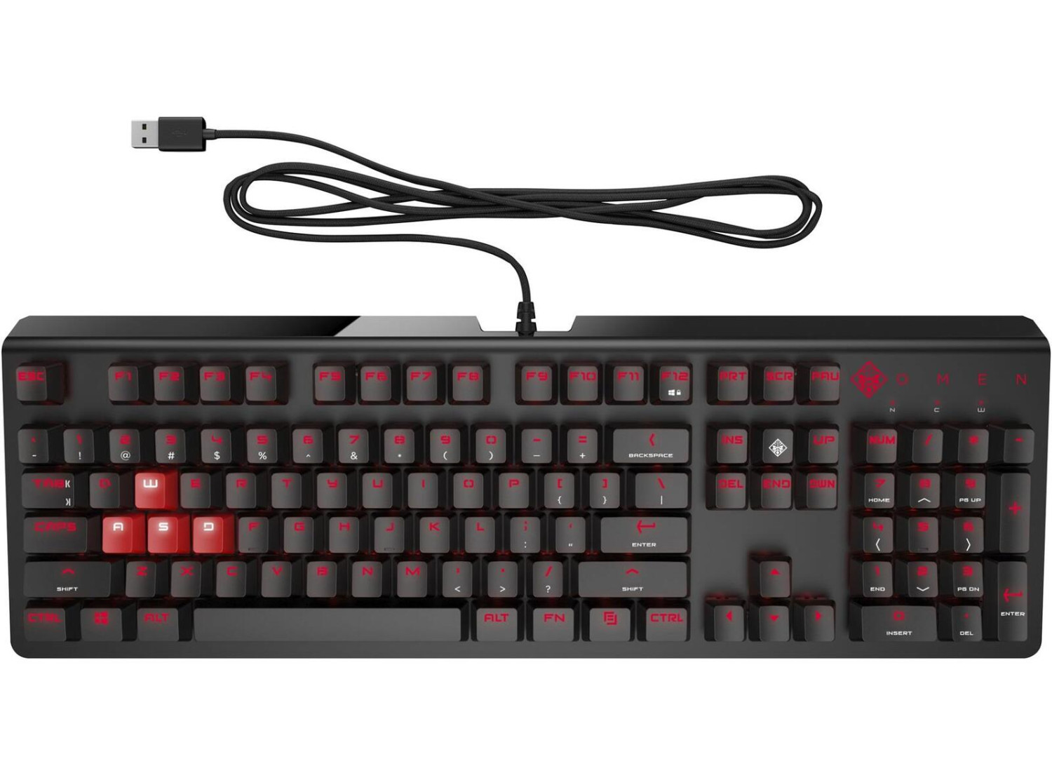 omen by hp 1100 wired usb gaming keyboard